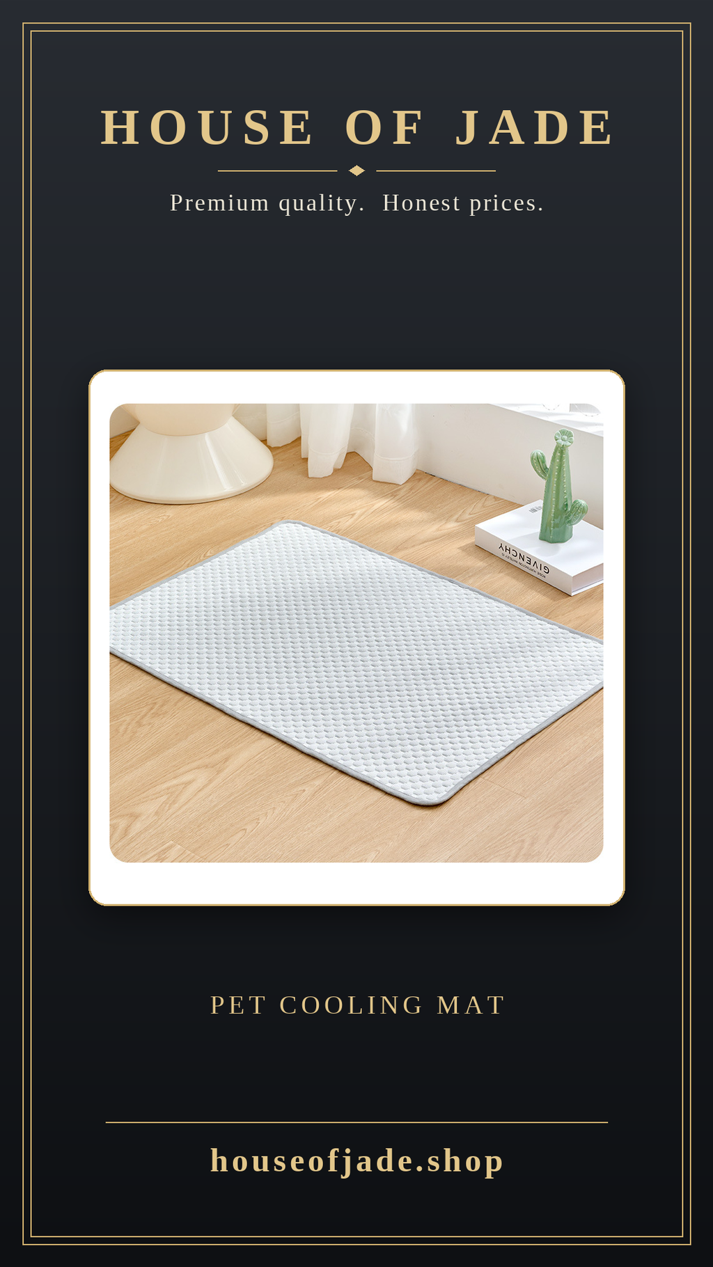 House of Jade™ Silk Cooling Mat For Pets