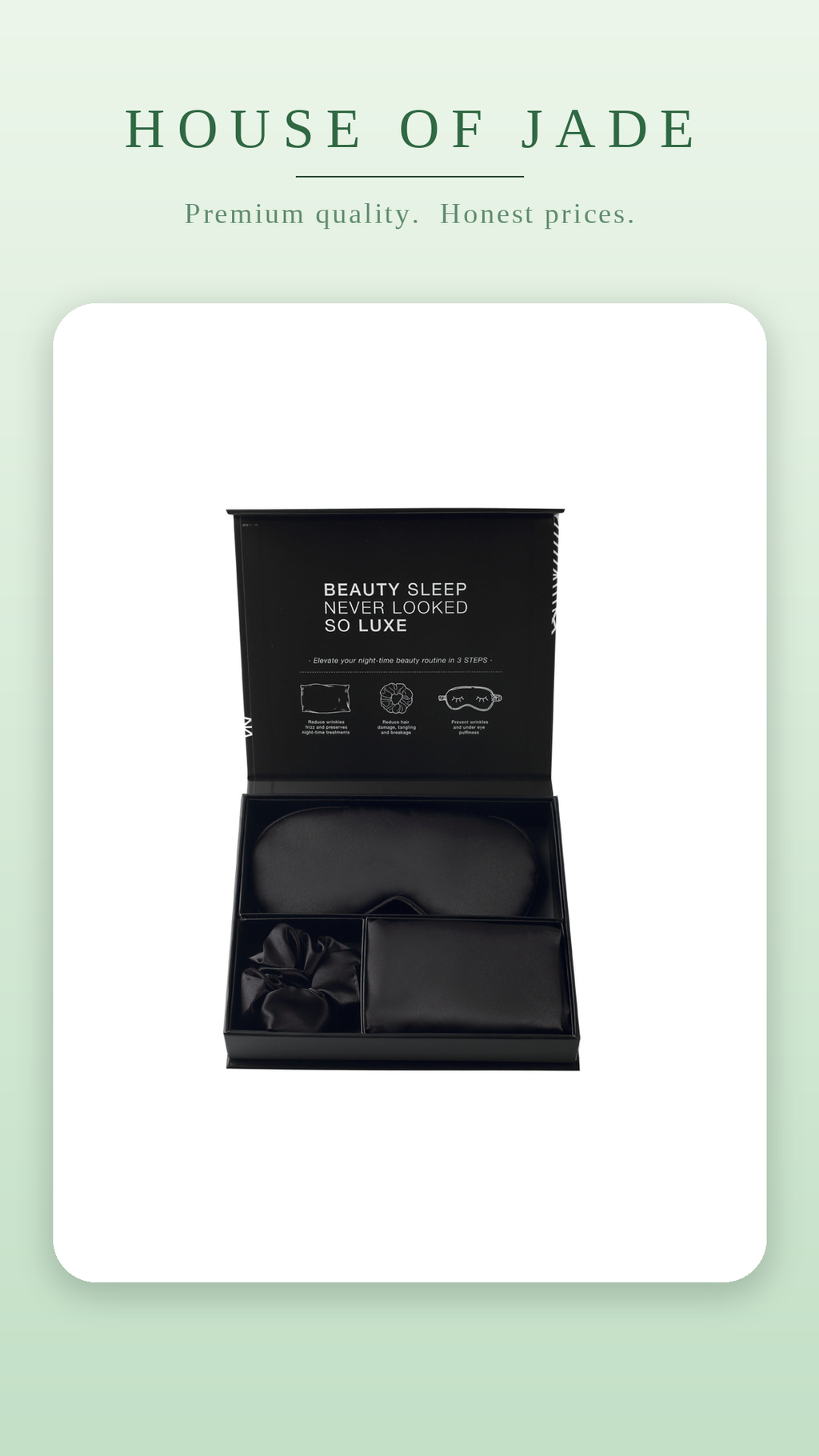 House of Jade Satin Sleep Gift Set