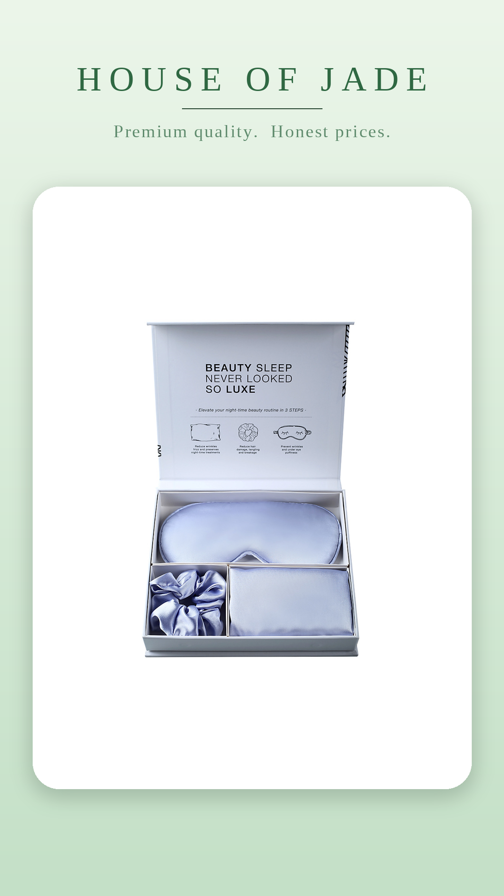 House of Jade Satin Sleep Gift Set