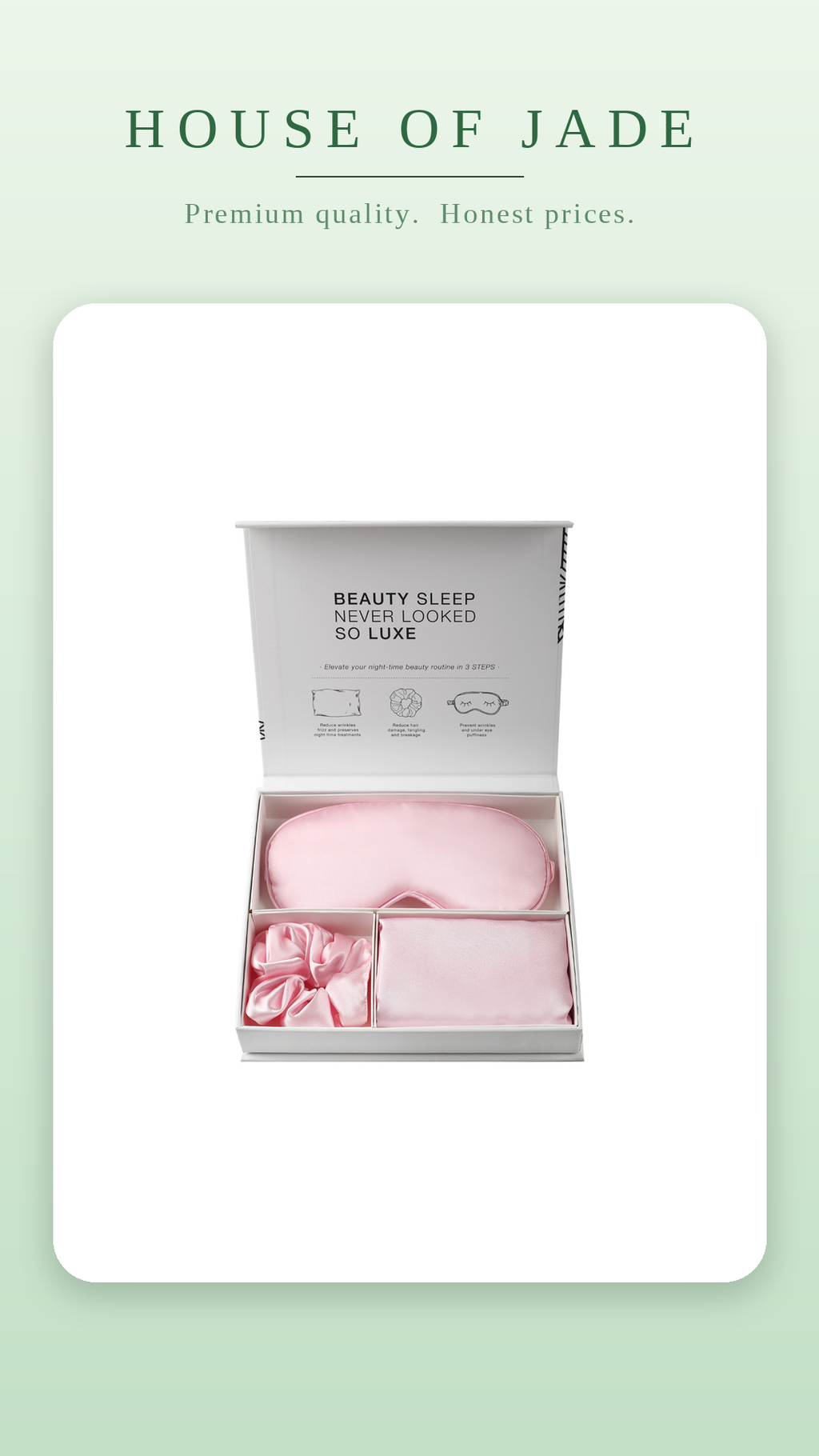 House of Jade Satin Sleep Gift Set